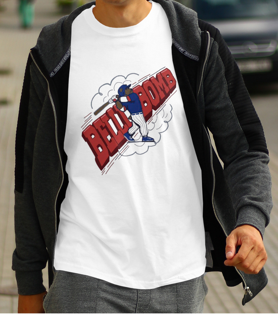 Cody Bellinger Belli Bomb Baseball Hit Iconic Swing T-Shirt