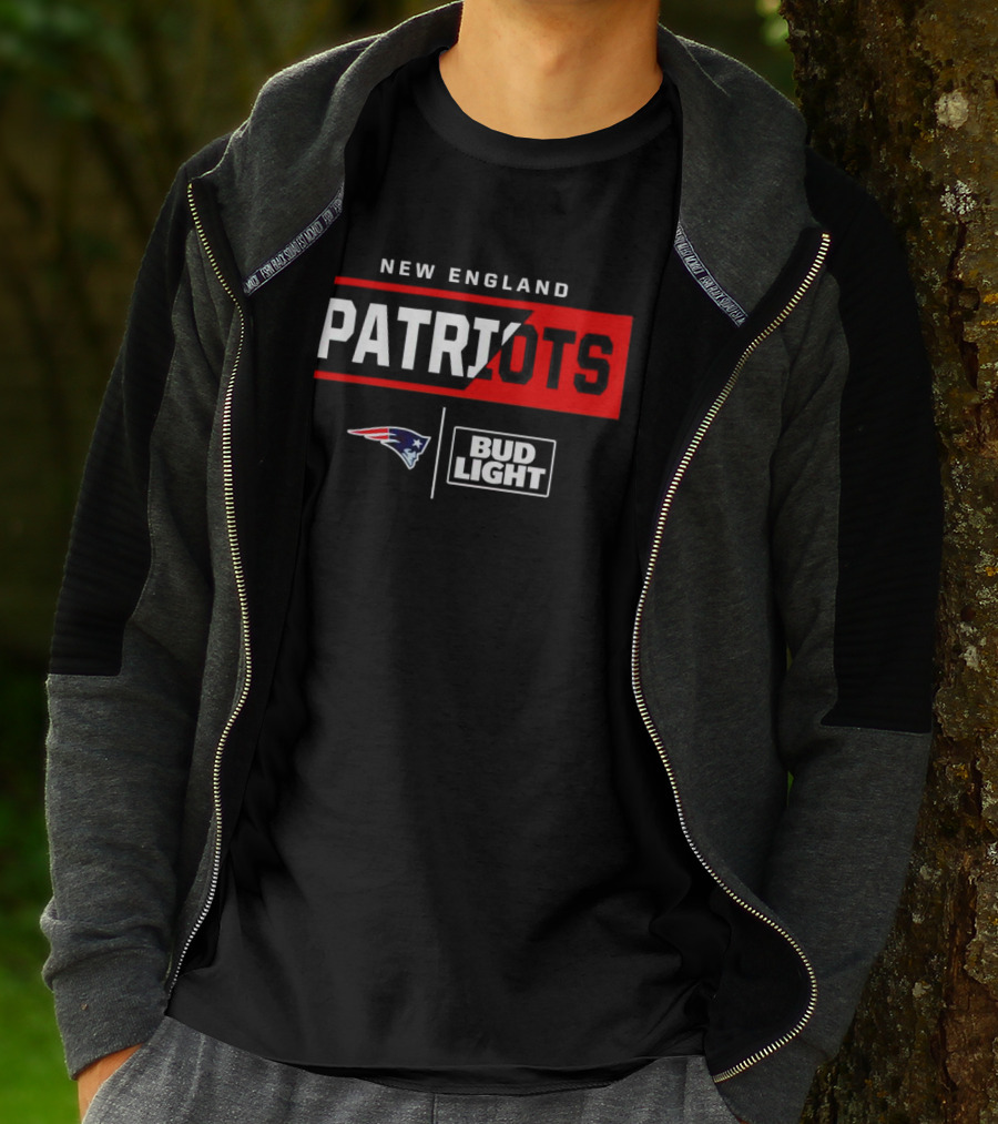 New England Patriots Bud Light Partnership T-Shirt