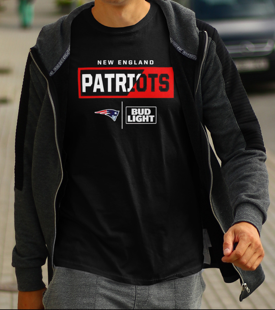 New England Patriots Bud Light Partnership T-Shirt