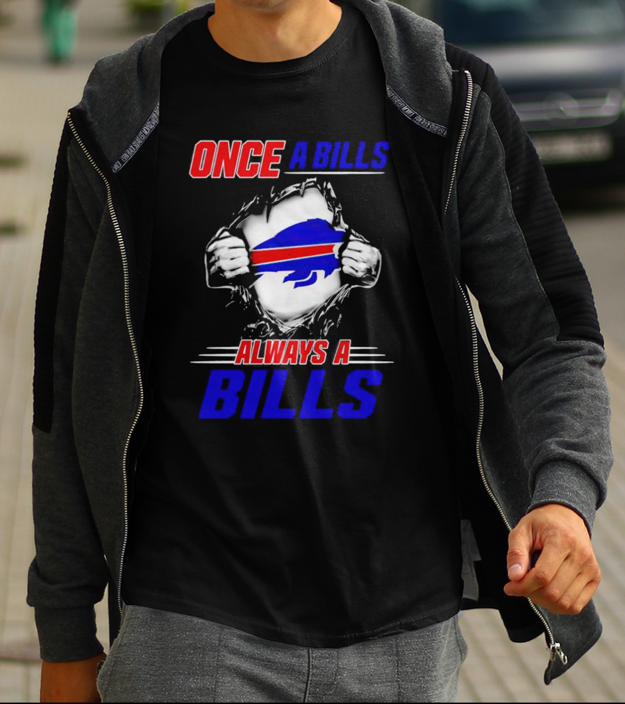 Once A Bills Always A Bills Buffalo Logo T-Shirt