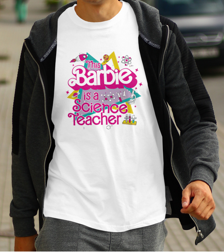 This Barbie Is A Science Teacher Chemistry Lab Elements T-Shirt