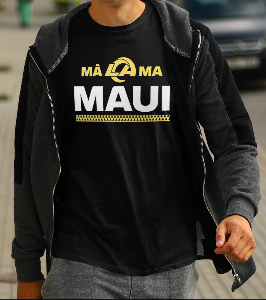Mālama LA Rams Maui T-Shirt