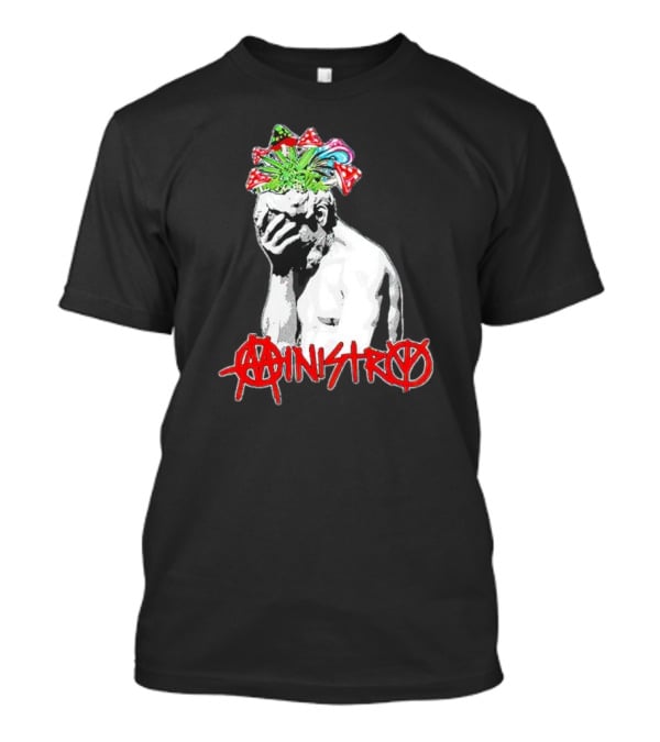 Ministry Anarchy Statue Psychedelic Mushrooms T-Shirt