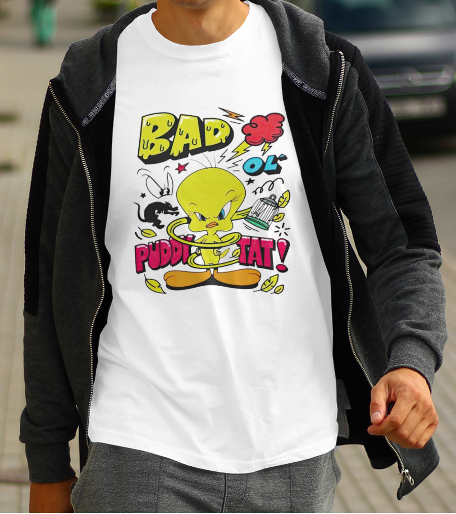 Tweety Bad Ol Puddy Tat T-Shirt