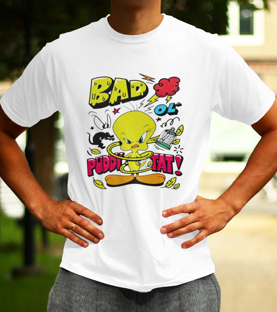 Tweety Bad Ol Puddy Tat T-Shirt