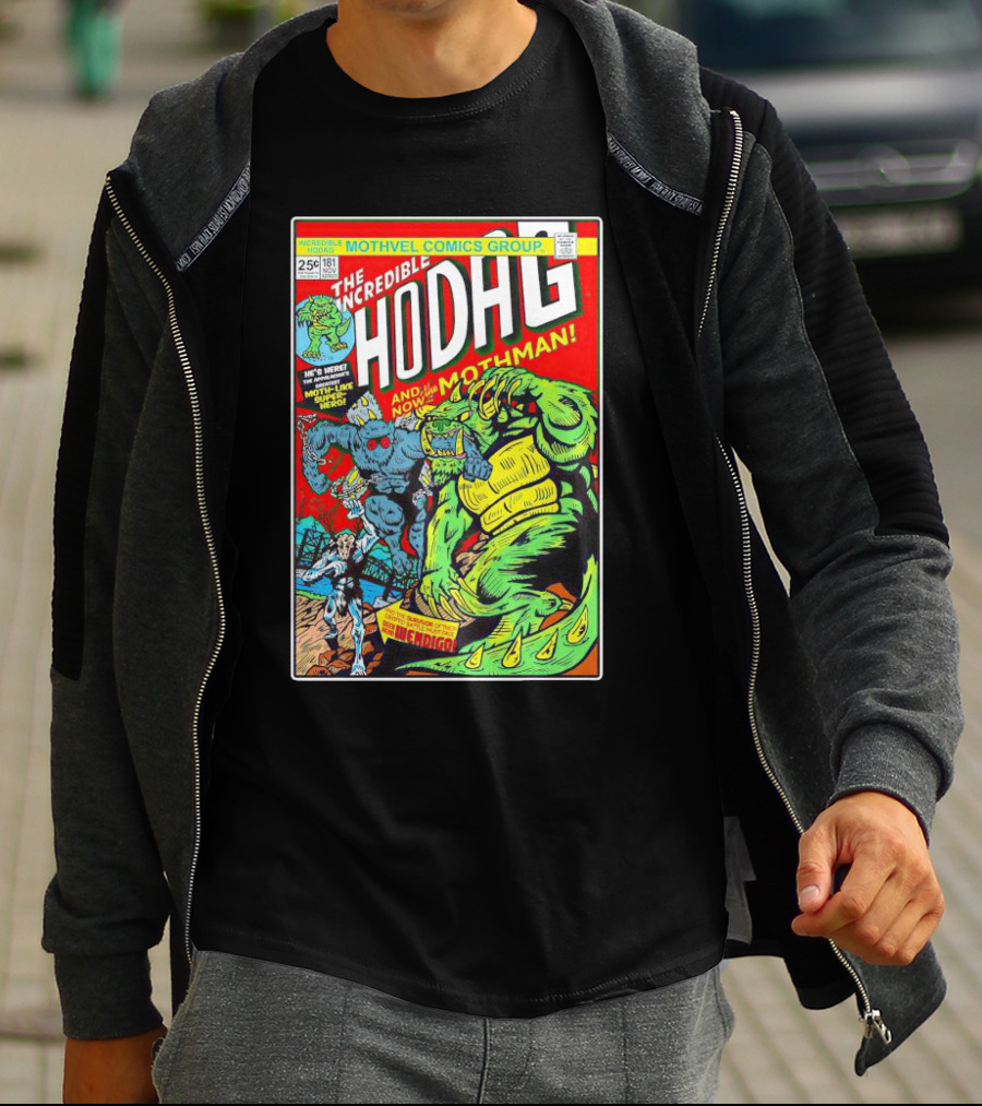 Mothvel Comics Group The Incredible Hodag And The Mothman Battles Incredico T-Shirt