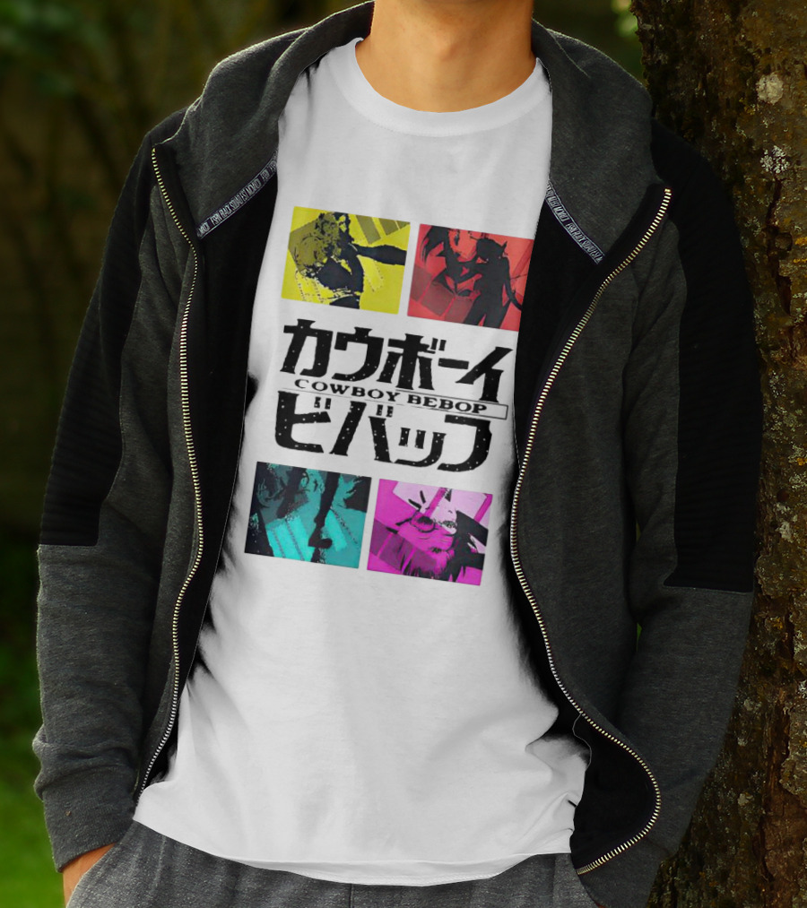 Augmented Reality Cowboy Bebop Iconic Anime Montage T-Shirt
