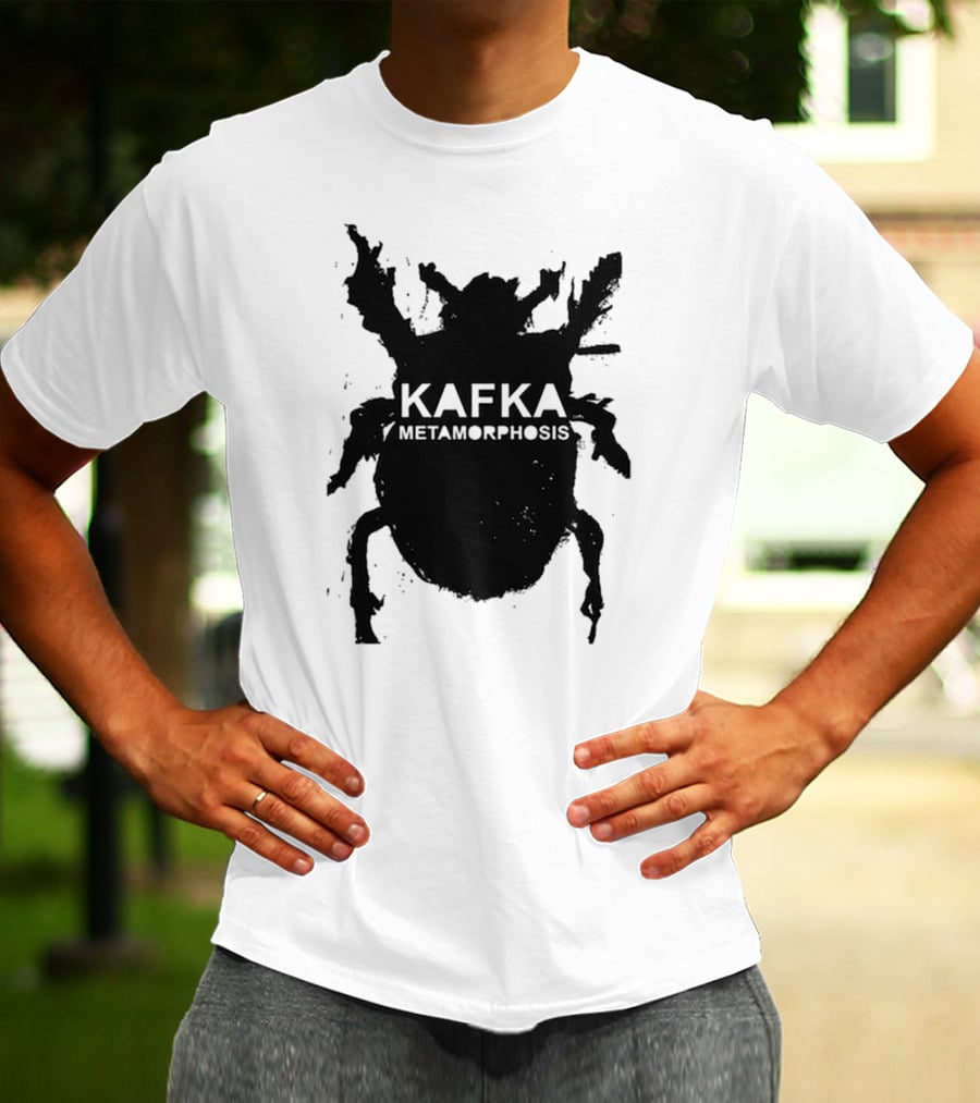 Kafka Metamorphosis Dark Insect T-Shirt