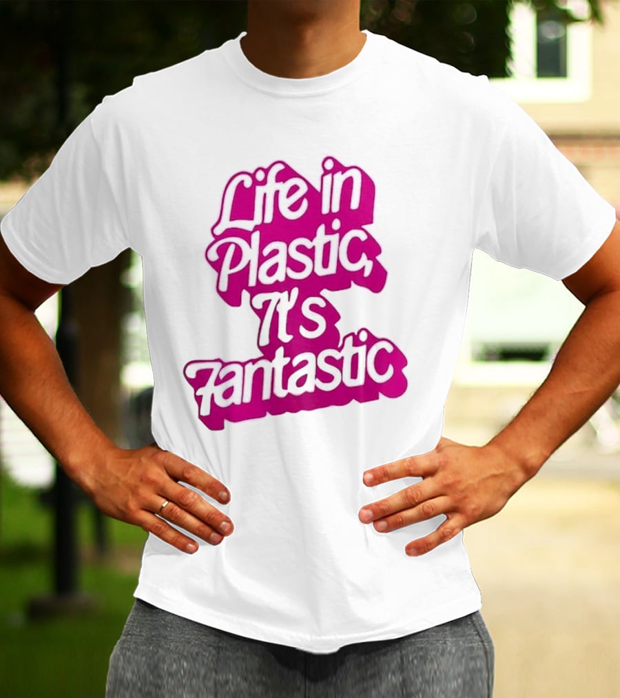 Life In Plastic It's Fantastic Cool Girl Barbi T-Shirt