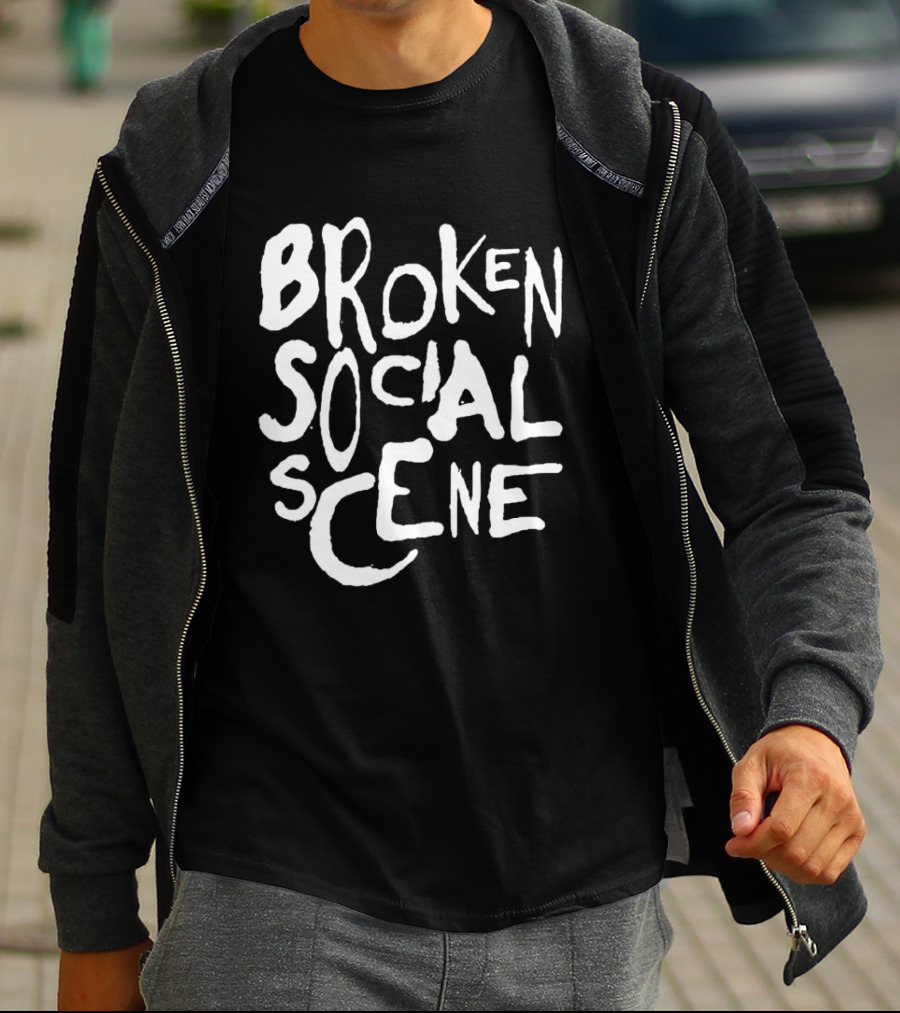 Broken Social Scene Band Text T-Shirt