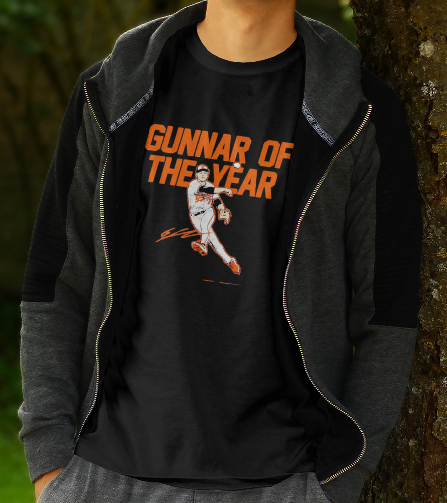 Gunnar Henderson Gunnar Of The Year Signature Baseball Player T-Shirt