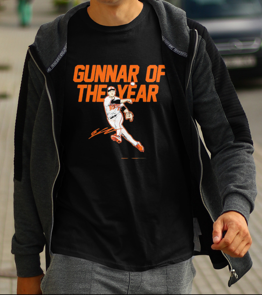 Gunnar Henderson Gunnar Of The Year Signature Baseball Player T-Shirt