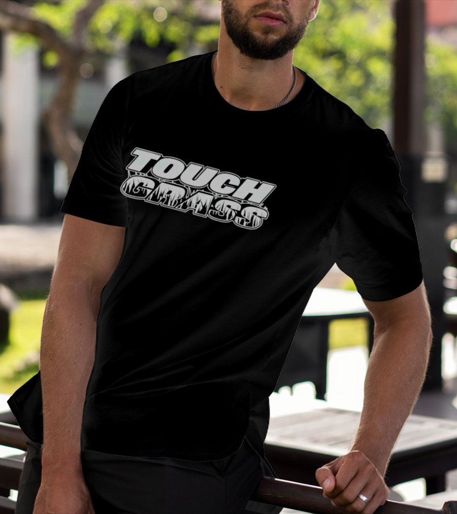 Jets Touch Grass Bold Lettering T-Shirt