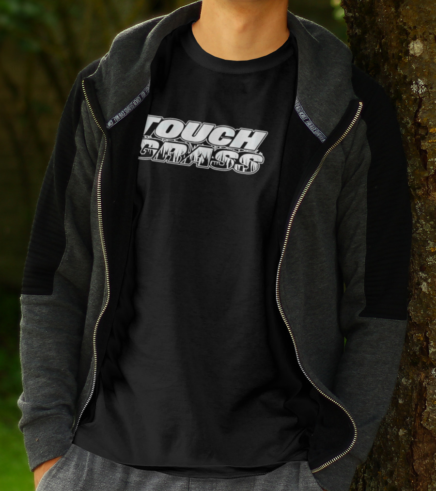 Jets Touch Grass Bold Lettering T-Shirt