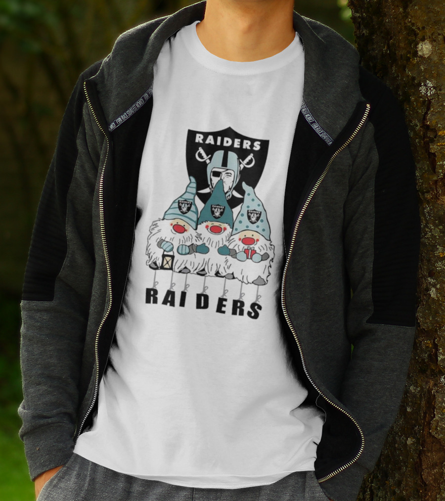 Raiders Gnomes With Helmets And Shields T-Shirt