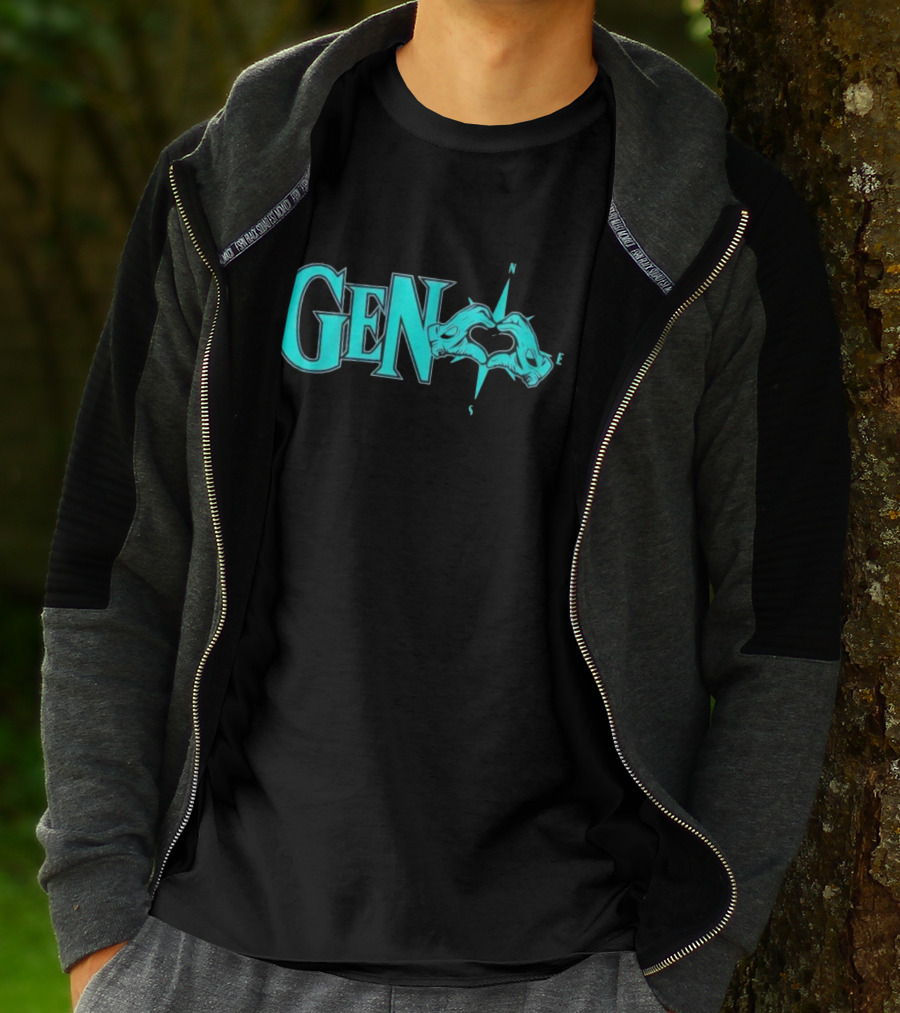 Geno Love Compass With Heartful Hands T-Shirt