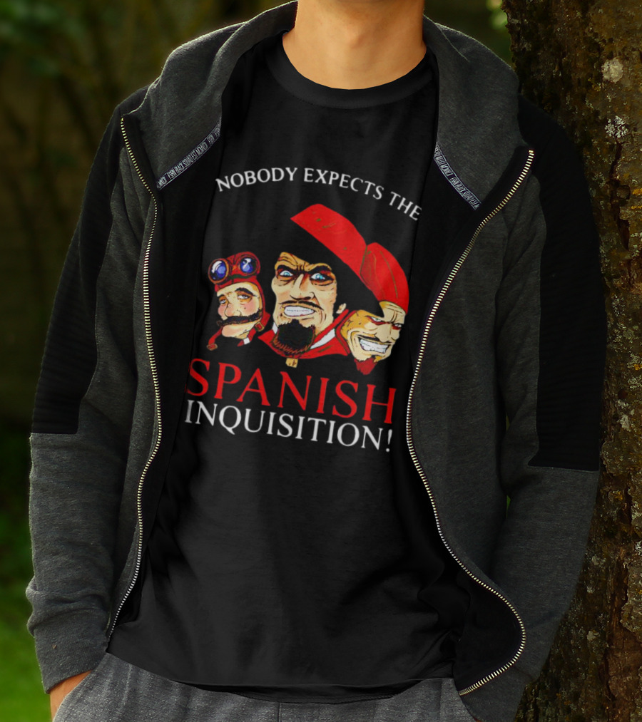 Nobody Expects The Spanish Inquisition Monty Python Characters T-Shirt
