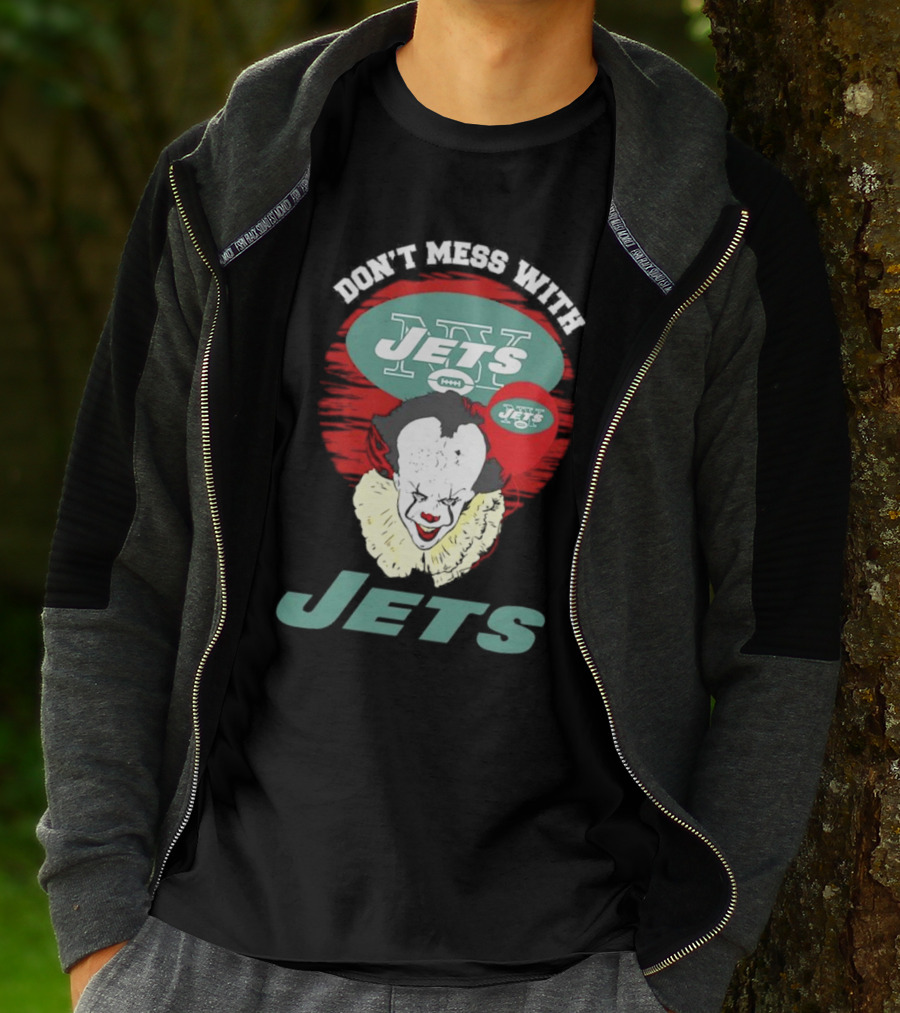 Don't Mess With Jets Pennywise Crossover T-Shirt