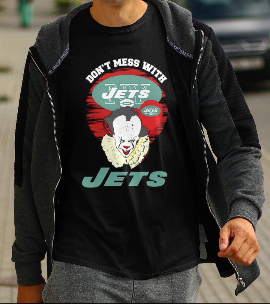 Don't Mess With Jets Pennywise Crossover T-Shirt
