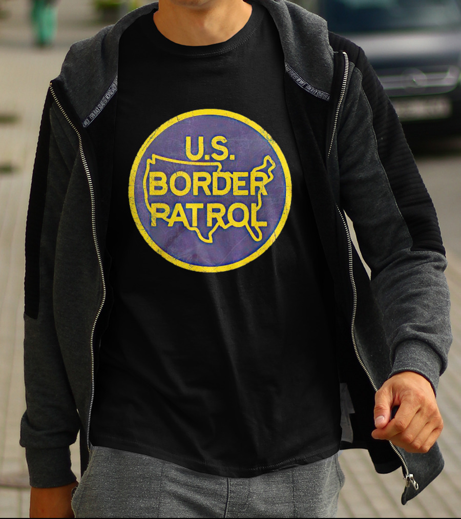 U.S. Border Patrol Map Emblem T-Shirt