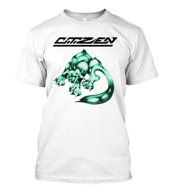 CITIZEN Green Creature Fantasy Vintage Gaming Aesthetic T-Shirt