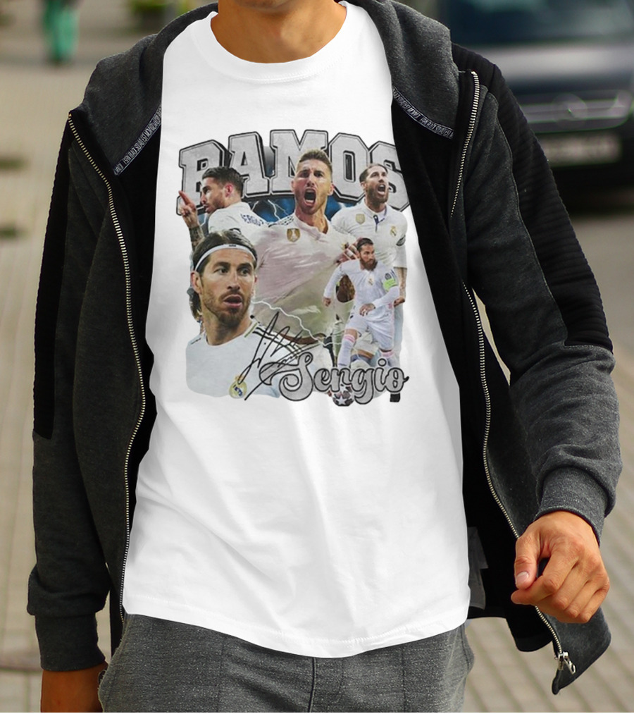 Ramos Sergio Real Madrid Football Soccer T-Shirt