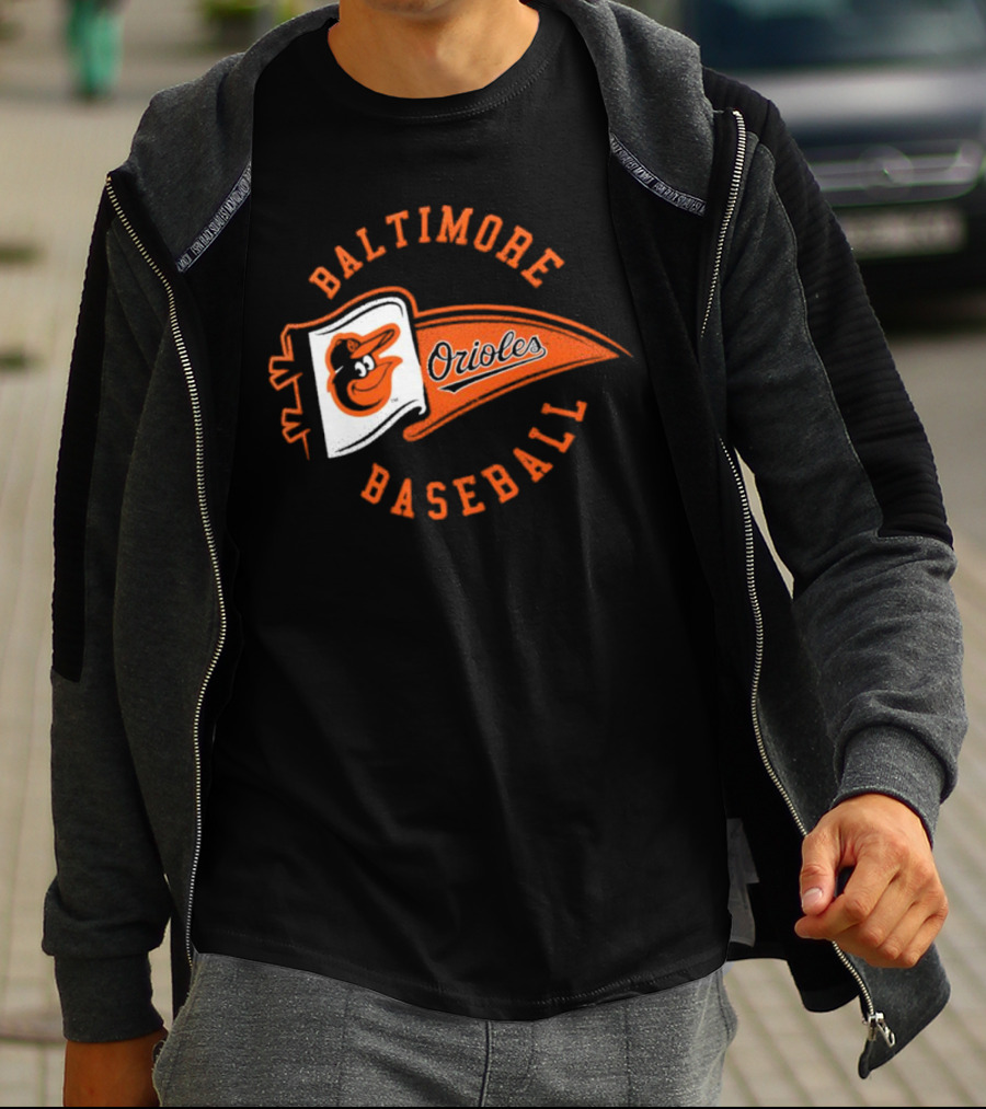 Baltimore Orioles Baseball Baltimore Pennant T-Shirt