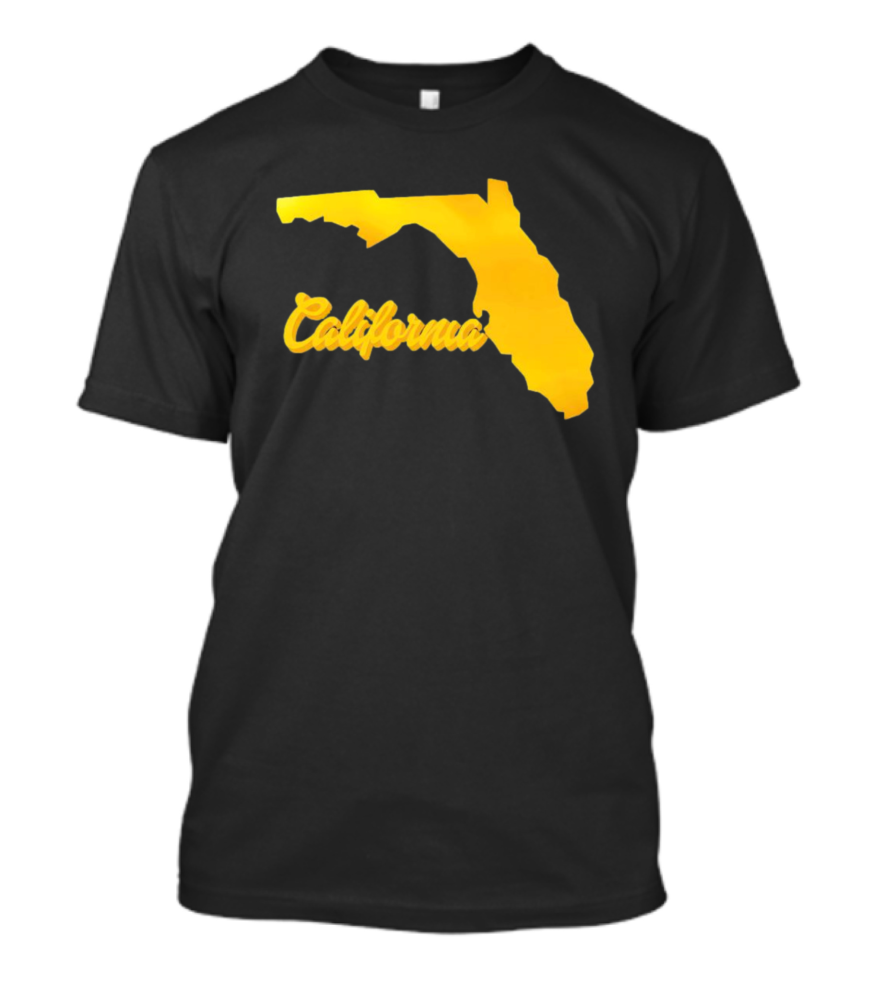 California Florida Map Playful Twist T-Shirt
