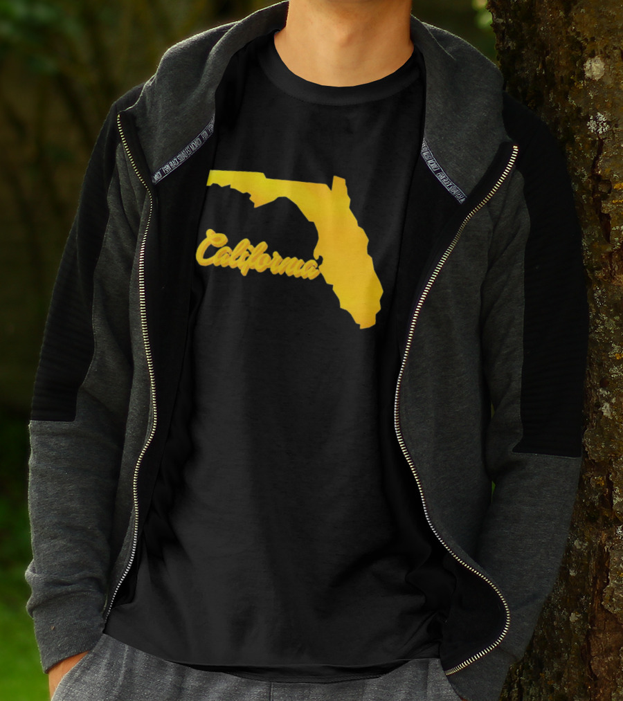 California Florida Map Playful Twist T-Shirt