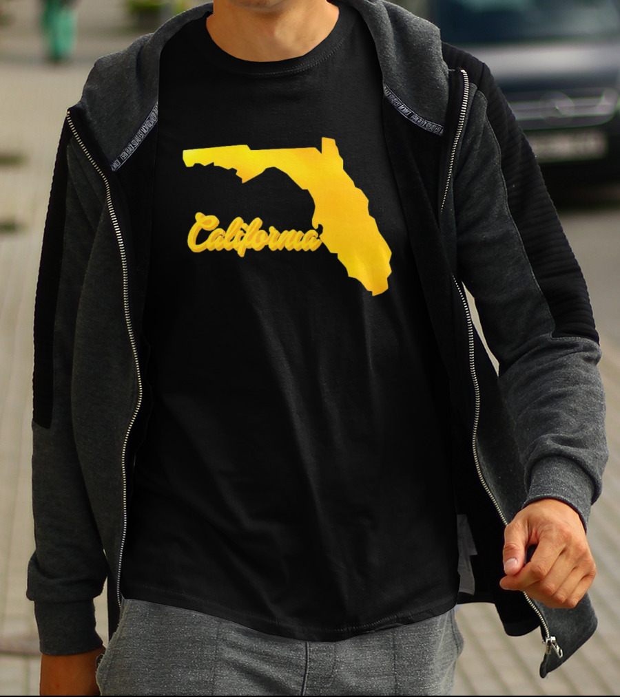 California Florida Map Playful Twist T-Shirt