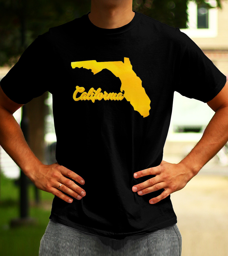 California Florida Map Playful Twist T-Shirt