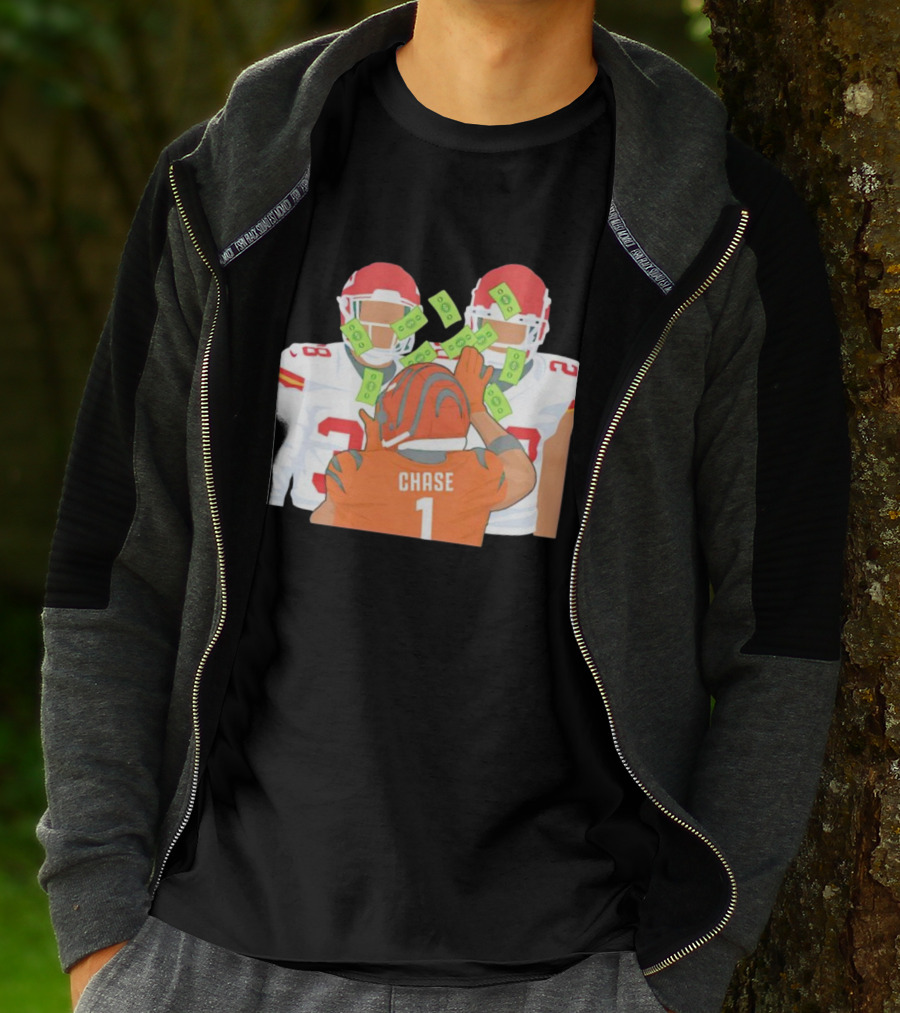 Chase Ja’marr Money Chiefs Bengals Football Showdown T-Shirt