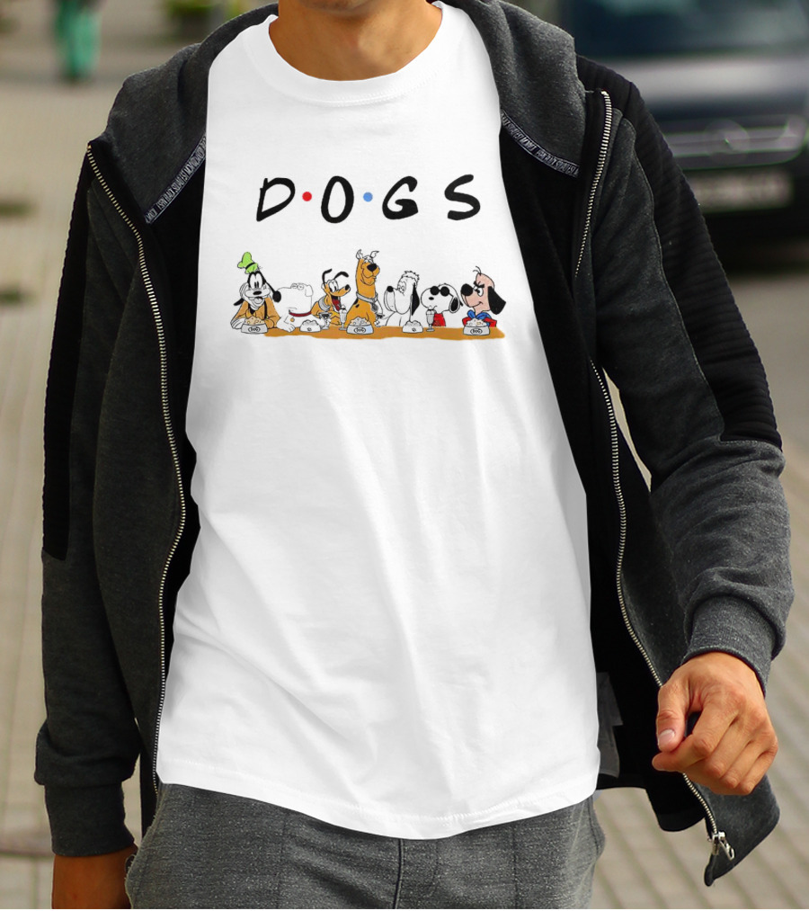 Disney Dogs Inspired By Sitcom Friends T-Shirt