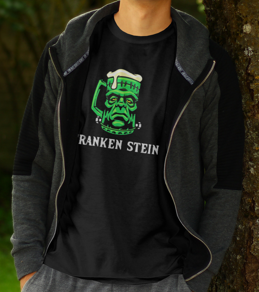 Franken Stein Beer Mug Monsters Halloween T-Shirt