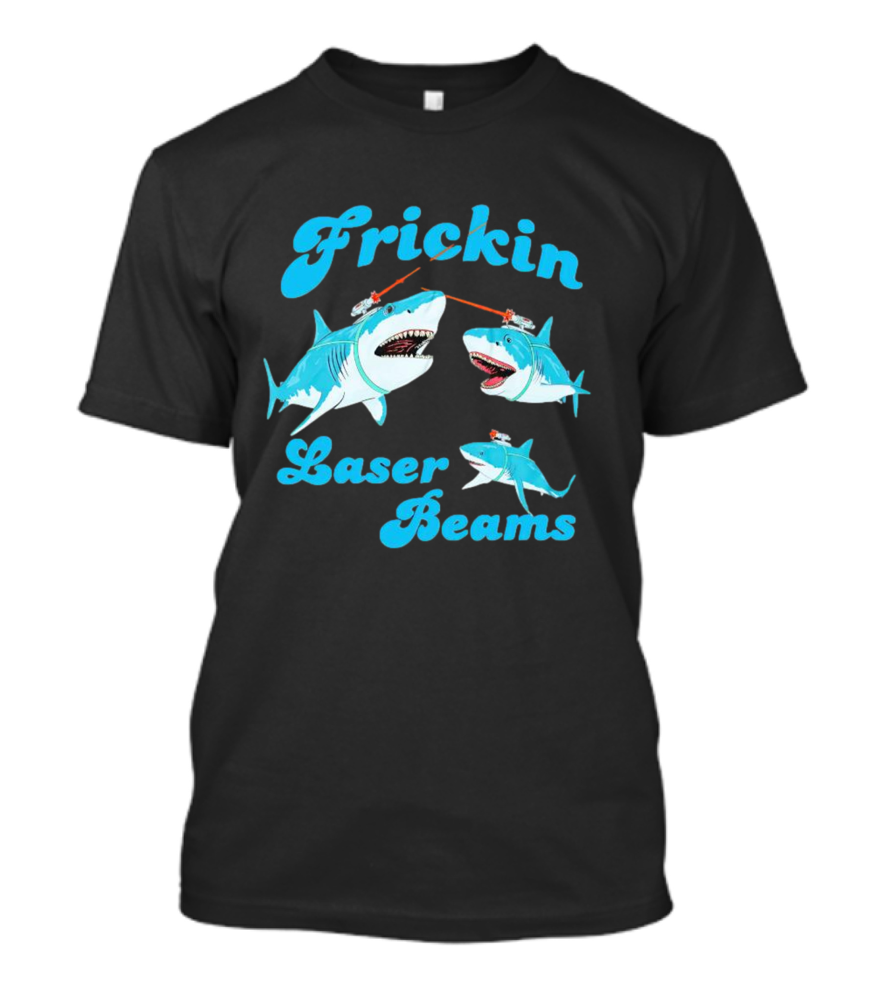 Frickin Laser Beams Sharks Retro T-Shirt