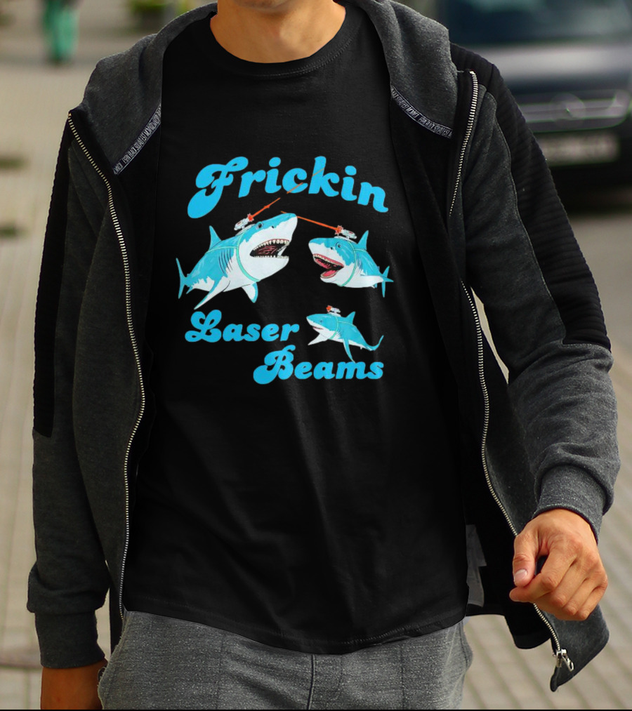 Frickin Laser Beams Sharks Retro T-Shirt
