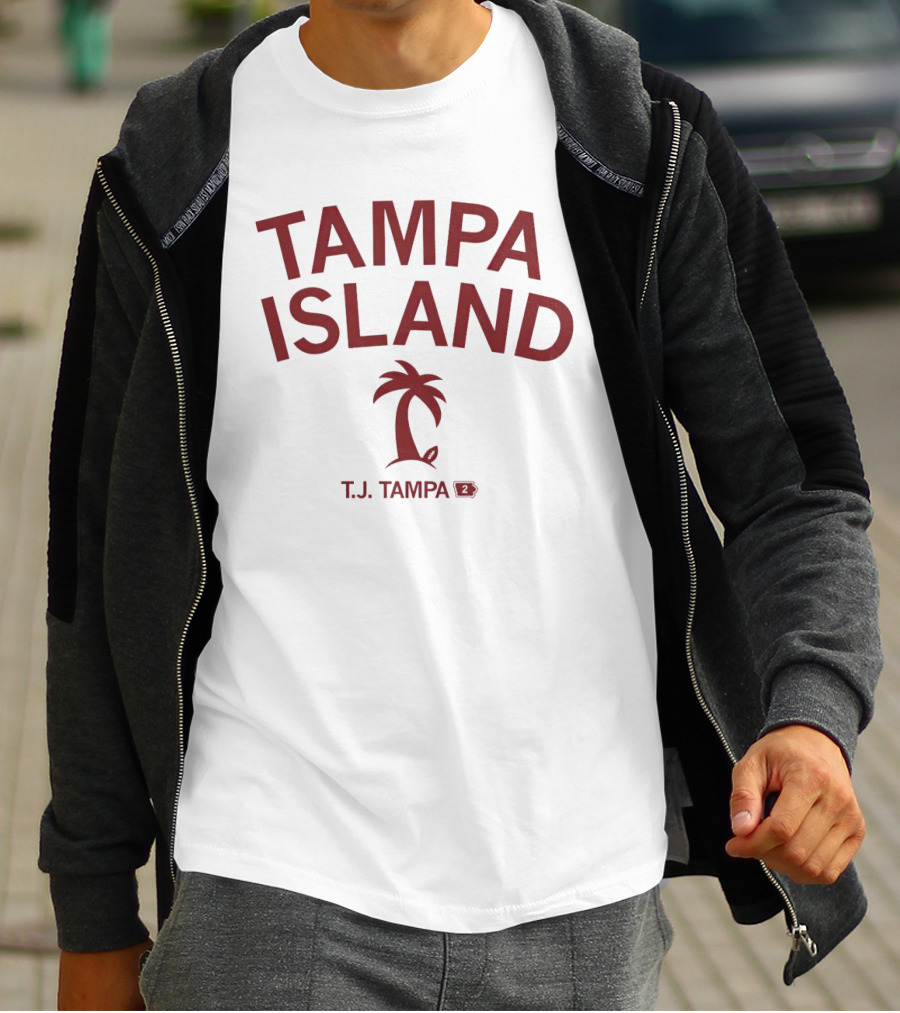 Tampa Island T.J. Tampa Palm Tree 12 T-Shirt