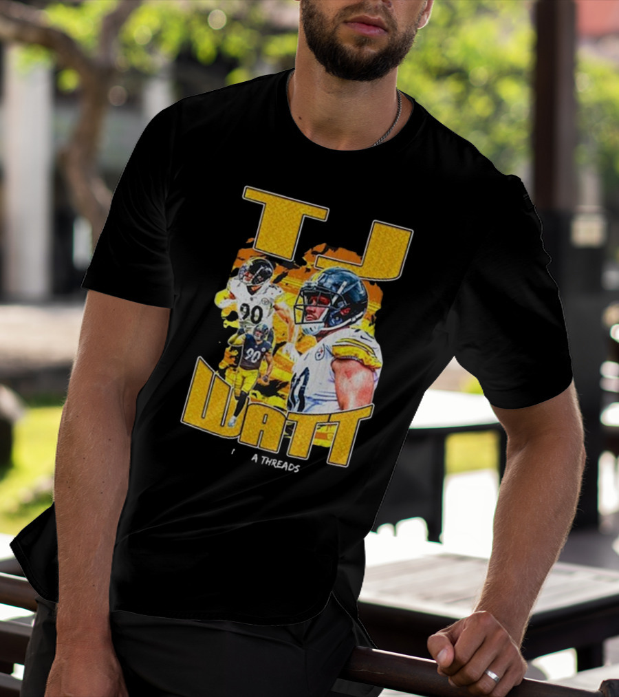 TJ Watt Vintage Bootleg Threads T-Shirt