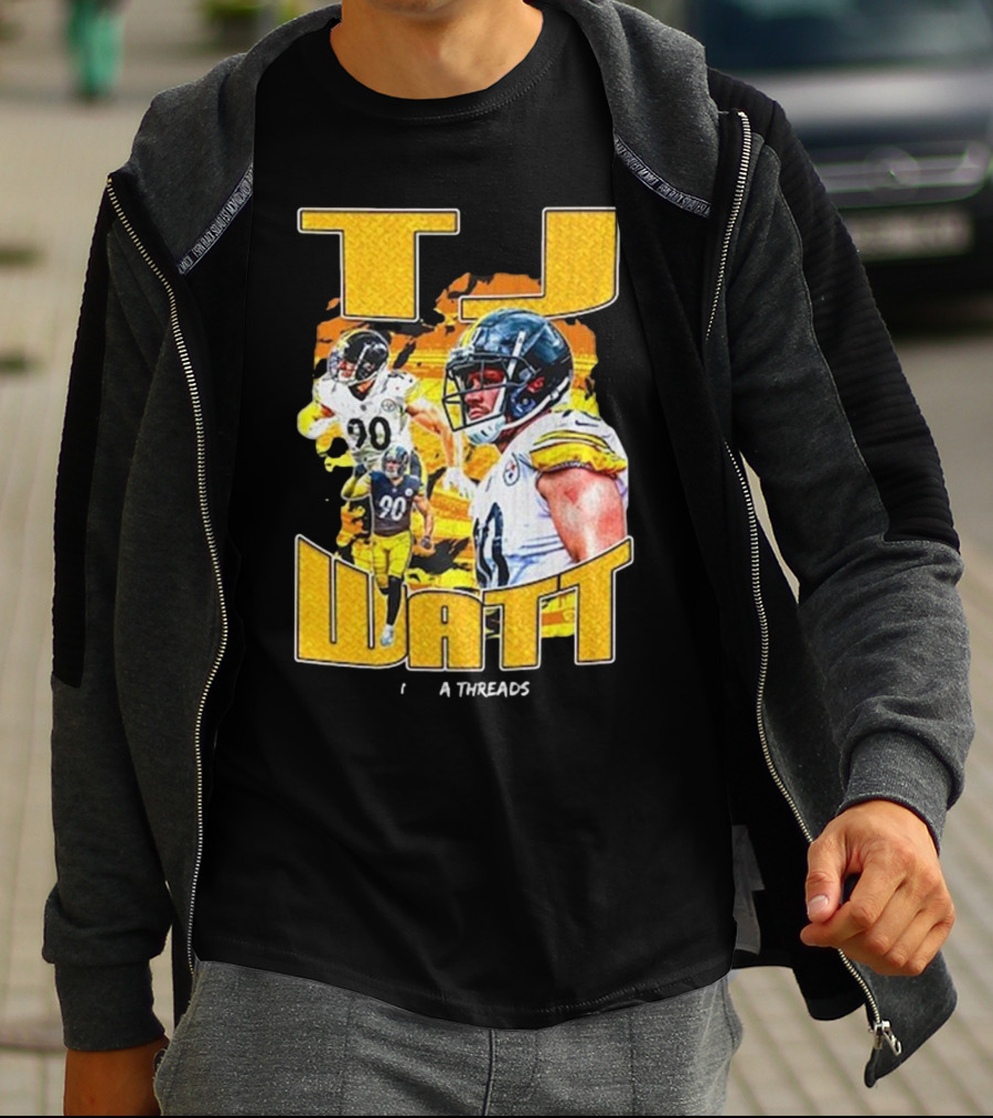 TJ Watt Vintage Bootleg Threads T-Shirt