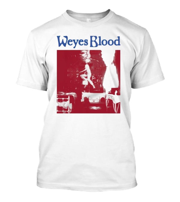 Weyes Blood Titanic Rising Red Silhouette Album T-Shirt