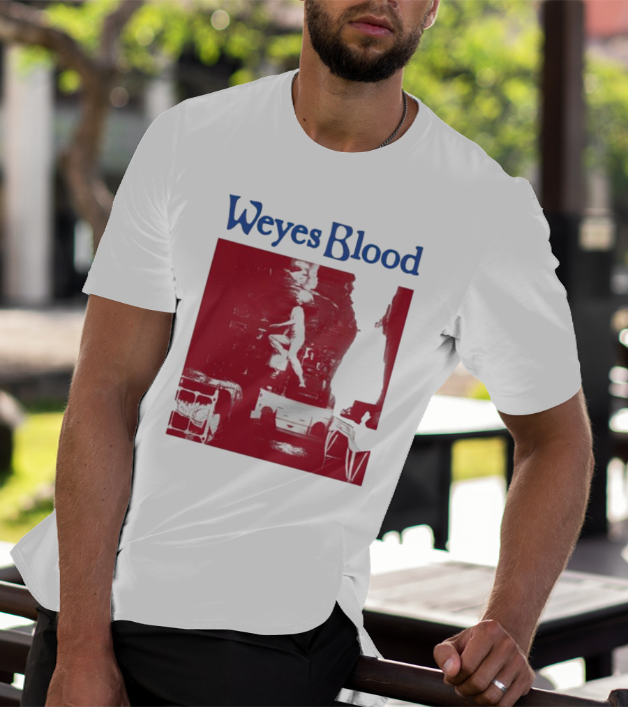 Weyes Blood Titanic Rising Red Silhouette Album T-Shirt
