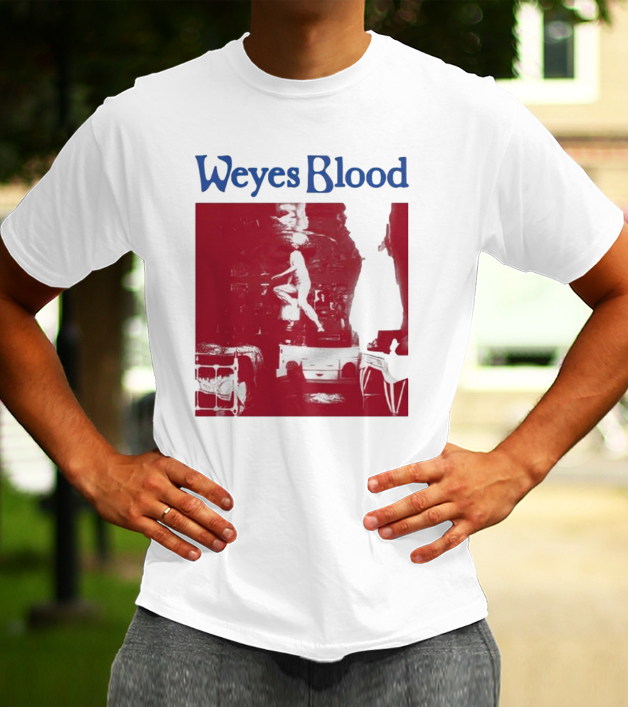 Weyes Blood Titanic Rising Red Silhouette Album T-Shirt