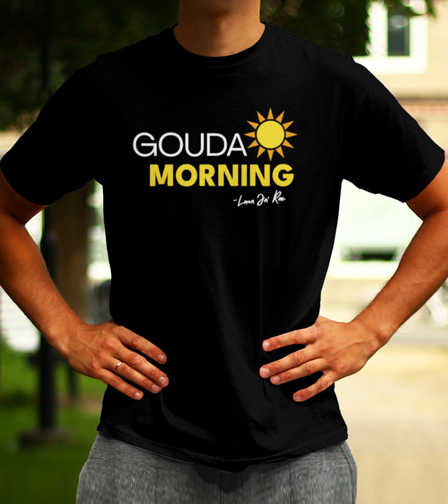 Gouda Morning Sun With Lana Ja Rae Bright Yellow T-Shirt