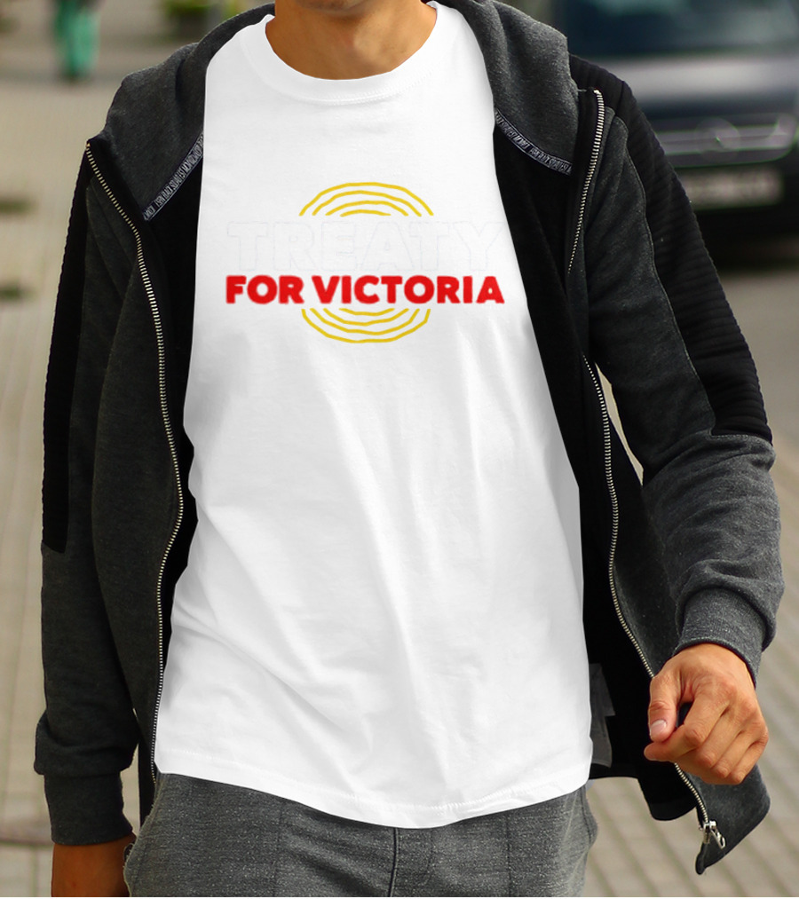 Treaty For Victoria Andy Gargett Yellow T-Shirt