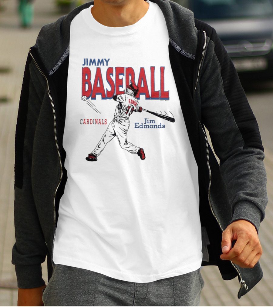 Cardinals Jim Edmonds Jimmy Baseball Swing T-Shirt