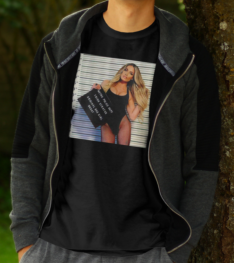 Trish Stratus Metro Police Dept Original Bad Girl GOAT T-Shirt