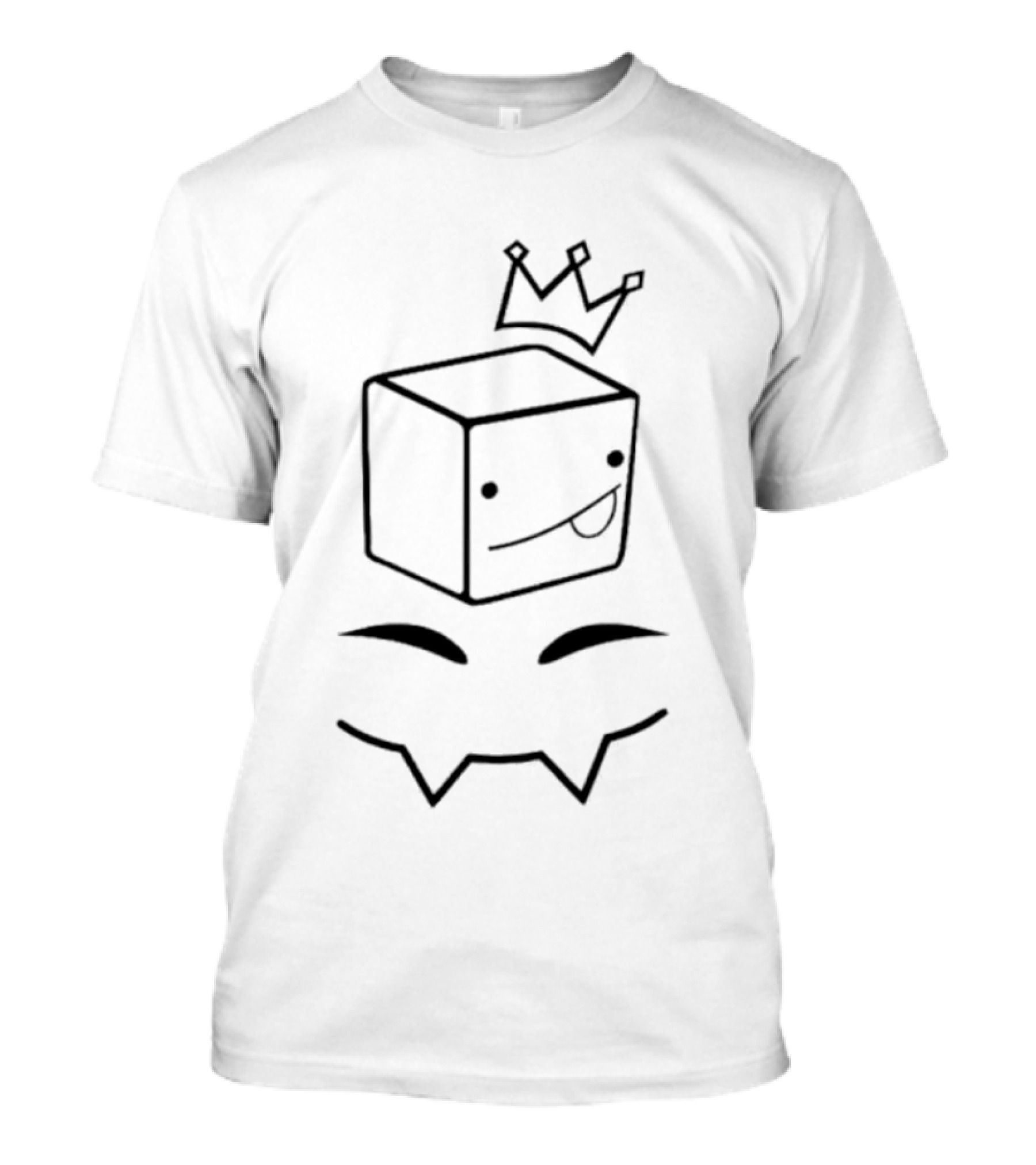 Badboyhalo Skeppy Crown Cube Face Black T-Shirt