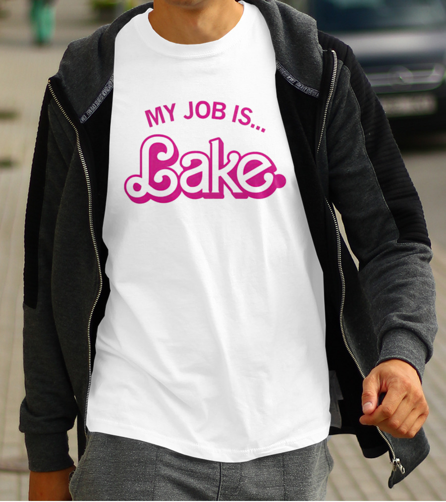 My Job Is Bake Barbie Style Retro T-Shirt