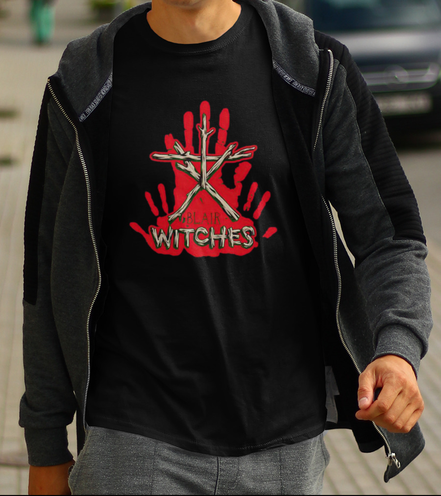 Blair Witches Stick Figure Red Handprints T-Shirt