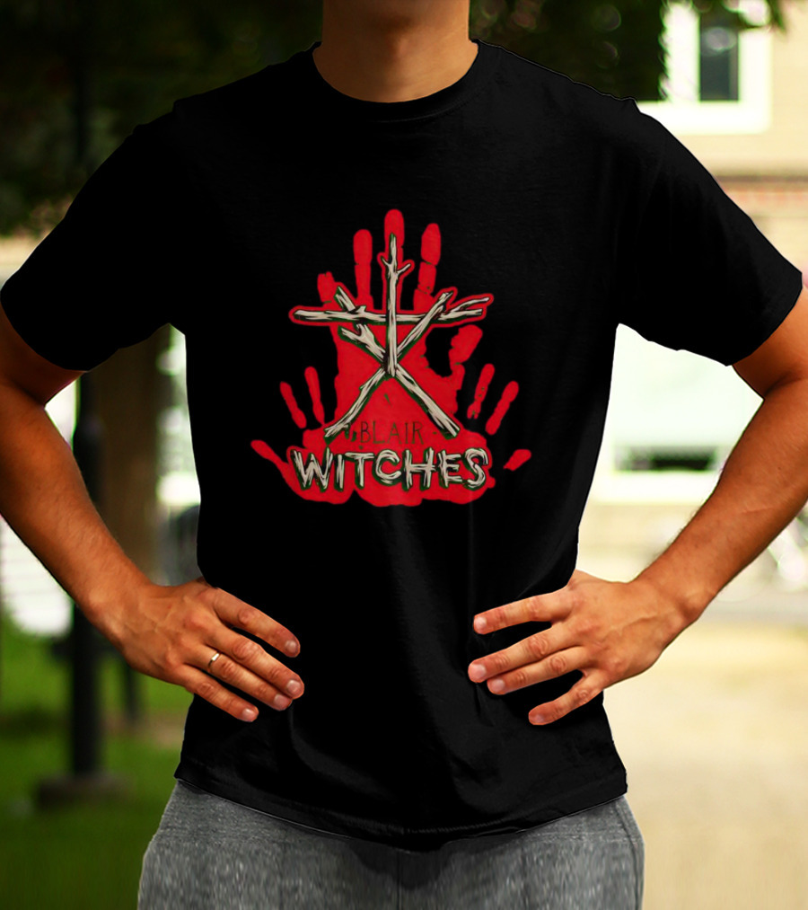 Blair Witches Stick Figure Red Handprints T-Shirt